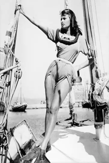 Sophia Loren - affiche tournage de cinema