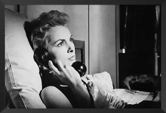 Photo de tournage de Janet Leight - affiche tournage de cinema