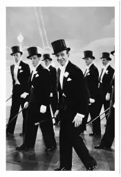 Fred Astaire - affiche cinema vintage