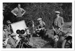 Photo de tournage - affiche tournage de cinema