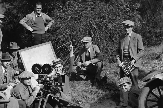 Photo de tournage - affiche tournage de cinema