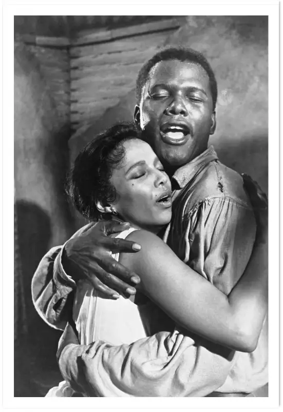Porgy and Bess - affiche cinema noir et blanc