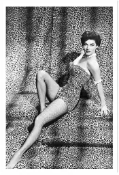 Portrait de Pin up - affiche acteurs et actrices celebres