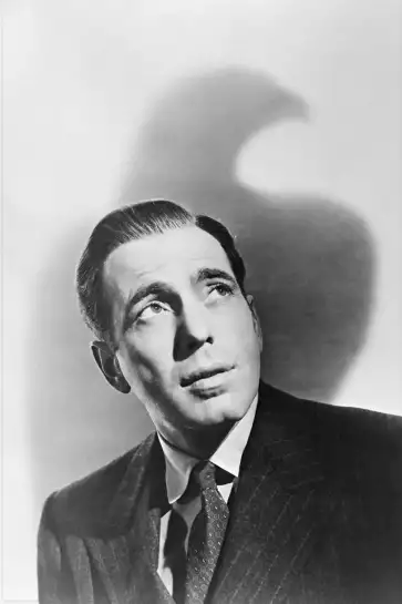 Photo d' Humphrey Bogart - affiche cinema noir et blanc