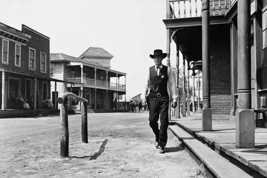 Gary Cooper - affiche tournage de cinema