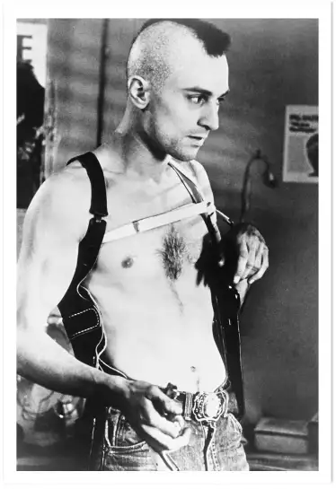Robert de Niro dans Taxi Driver - affiche film cinema