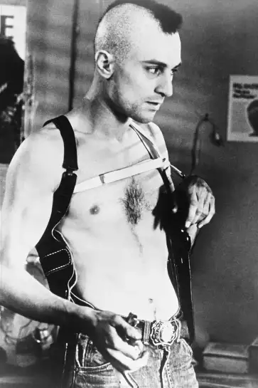 Robert de Niro dans Taxi Driver - affiche film cinema
