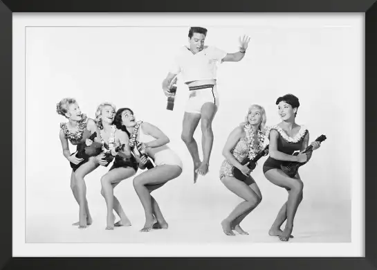 Elvis Prestley - affiche vintage noir et blanc