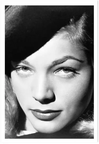 Lauren bacall - affiche acteurs et actrices celebres