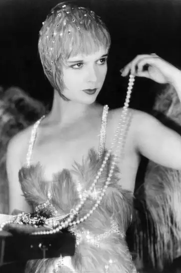 Louise Brooks - affiche vintage noir et blanc