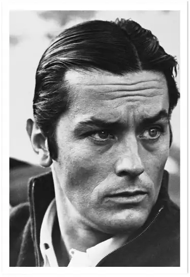 Alain Delon - affiche acteurs et actrices celebres
