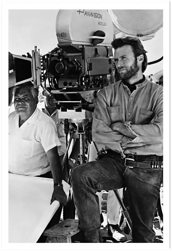Clint Eastwood - affiche tournage de cinema