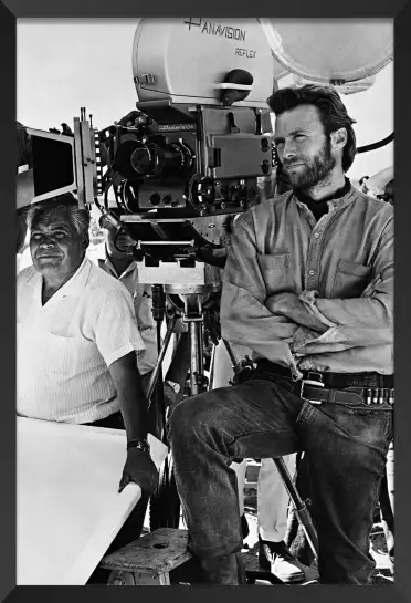 Clint Eastwood - affiche tournage de cinema