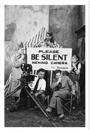 The Exquisite Sinner - affiche tournage de cinema