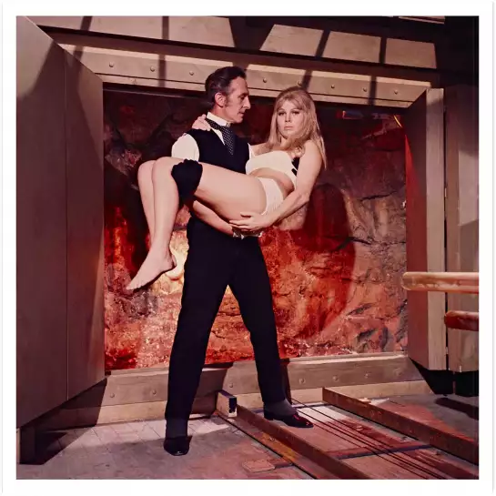 Peter Cushing et Susan Denberg - affiche acteurs et actrices celebres