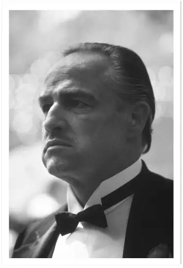 Marlon Brandon - affiche acteurs et actrices celebres