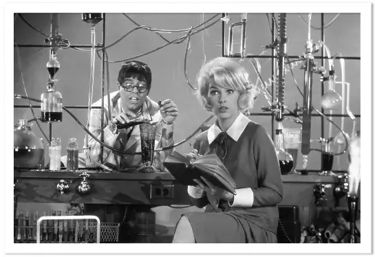 Docteur Jerry et Mister Love - affiche tournage de cinema