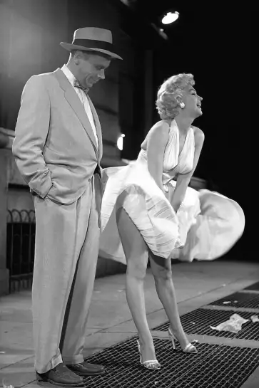 Marilyn Monroe - affiche tournage de cinema