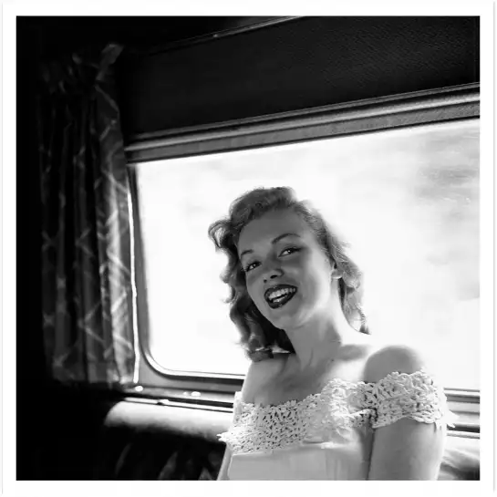 Marilyn Monroe jeune - affiche acteurs et actrices celebres