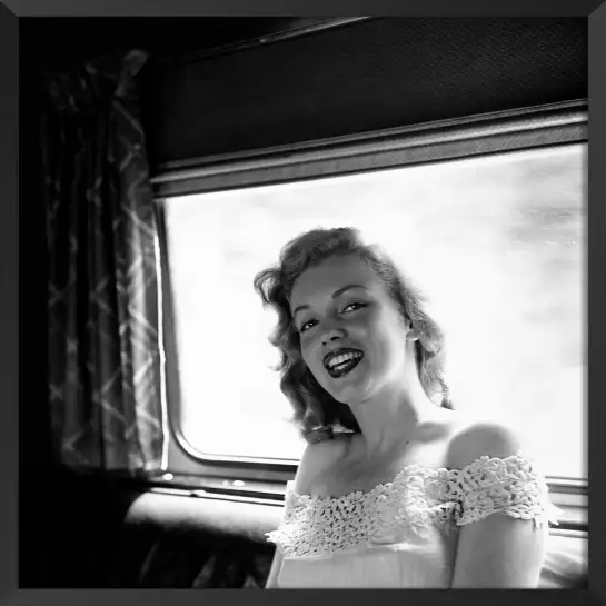 Marilyn Monroe jeune - affiche acteurs et actrices celebres