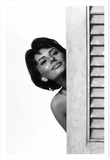 Sophia Loren - affiche acteurs et actrices celebres