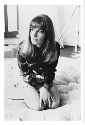 Monica Vitti portrait vintage - affiche acteurs et actrices celebres