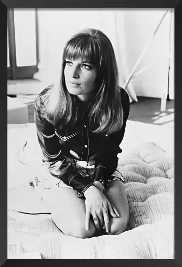 Monica Vitti portrait vintage - affiche acteurs et actrices celebres