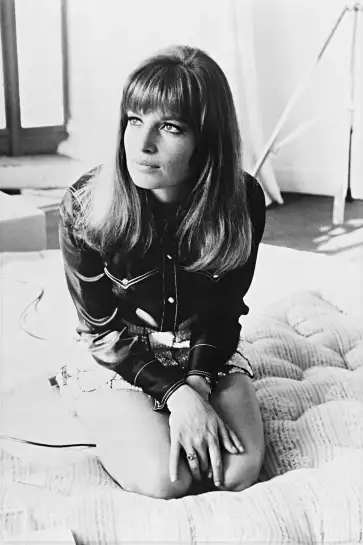 Monica Vitti portrait vintage - affiche acteurs et actrices celebres