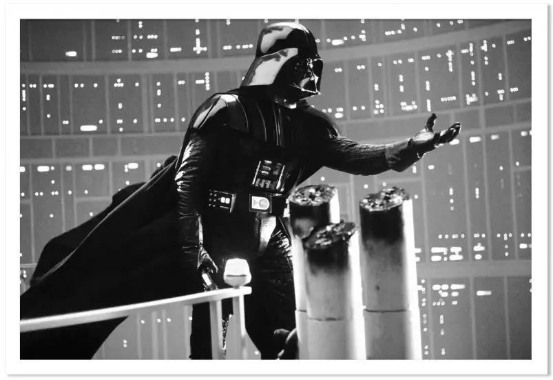 Dark Vador - affiche tournage de cinema
