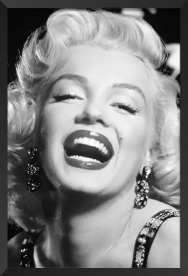 Le sourire de Marilyn Monroe  - affiche acteurs et actrices celebres