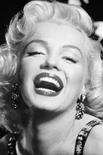 Le sourire de Marilyn Monroe  - affiche acteurs et actrices celebres