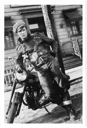 Marlon Brando - The Wild One - Portrait en noir et blanc