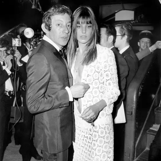 Serge Gainsbourg et Jane Birkin au Gala des artistes - poster de célébrités