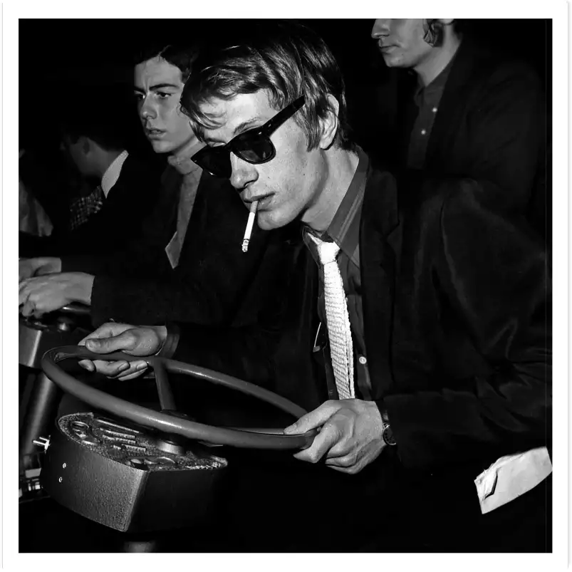 Jacques Dutronc à Miniland,1967 - affiche chanteur