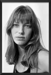 Portrait de Jane Birkin - affiche de chanteuse