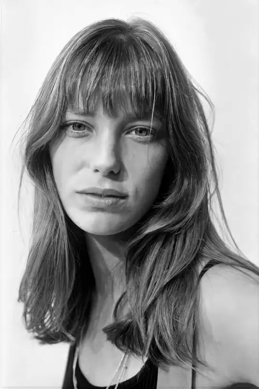 Portrait de Jane Birkin - affiche de chanteuse