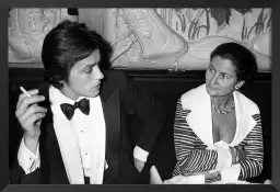 Alain Delon et Simone Veil - affiche de célébrités