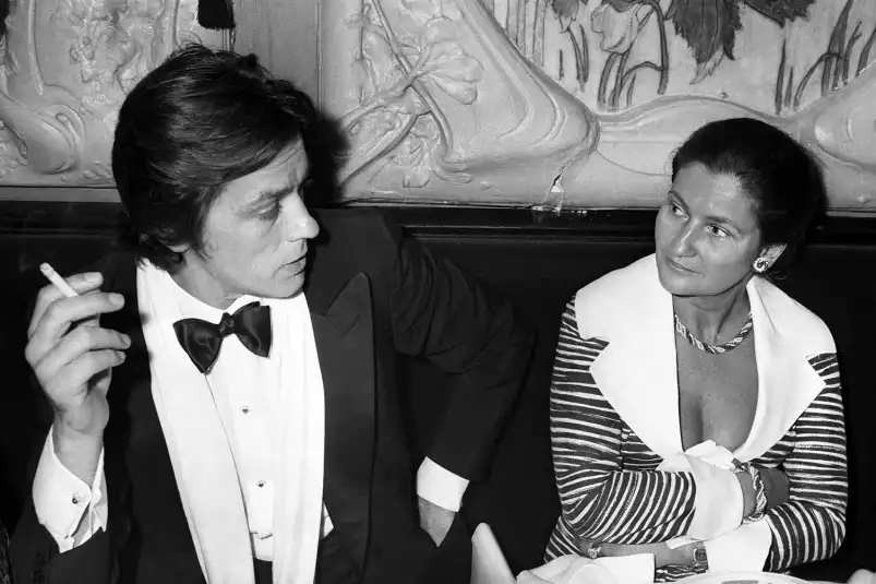 Alain Delon et Simone Veil - affiche de célébrités