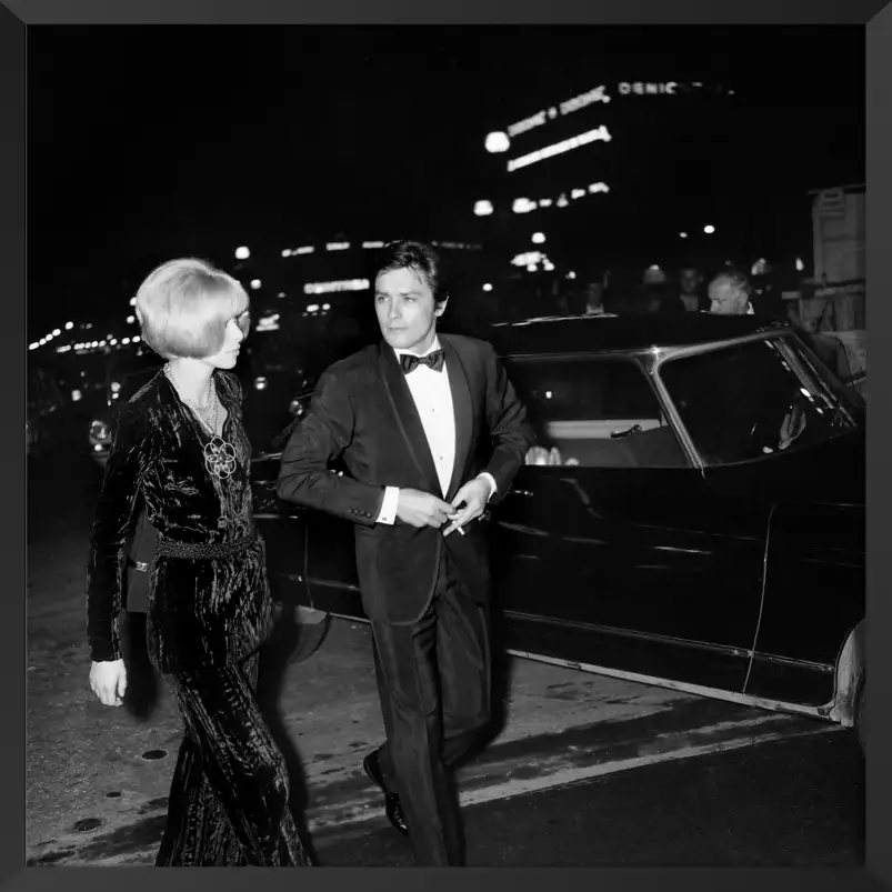 Alain Delon et Mireille Darc - affiche de célébrités