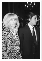 Souvenir Mireille Darc et Alain Delon - photos noir et blanc célébrités
