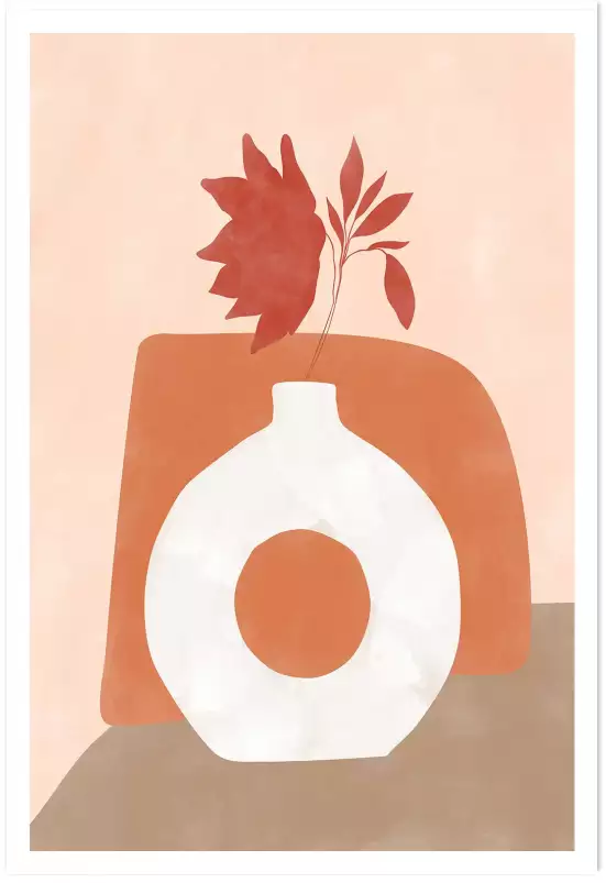 Erable en terre cuite - affiches minimalistes