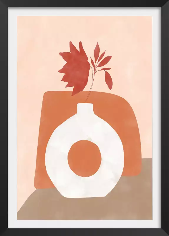 Erable en terre cuite - affiches minimalistes Erable en terre cuite - affiches minimalistes