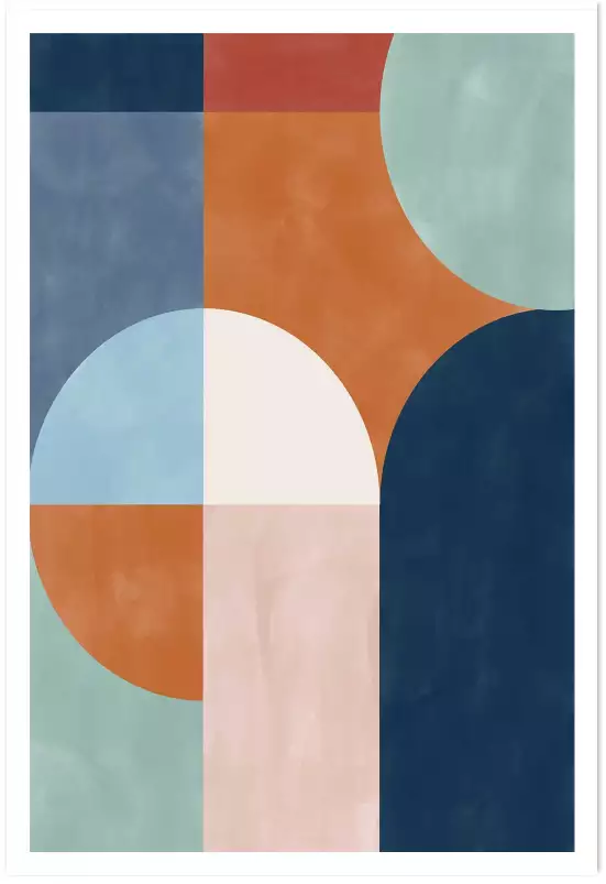Luma composition - affiche abstrait géométrique