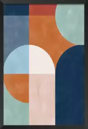 Luma composition - affiche abstrait géométrique