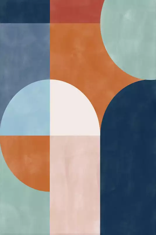 Luma composition - affiche abstrait géométrique