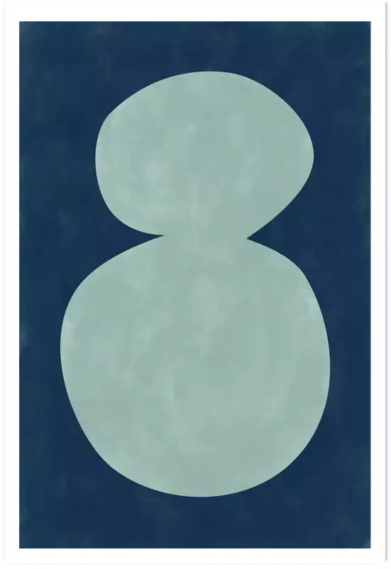 Ratio indigo - affiche courbe