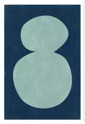 Ratio indigo - affiche courbe