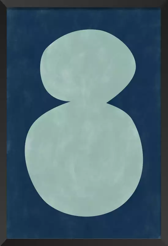 Ratio indigo - affiche courbe