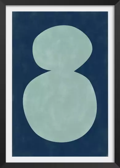 Ratio indigo - affiche courbe