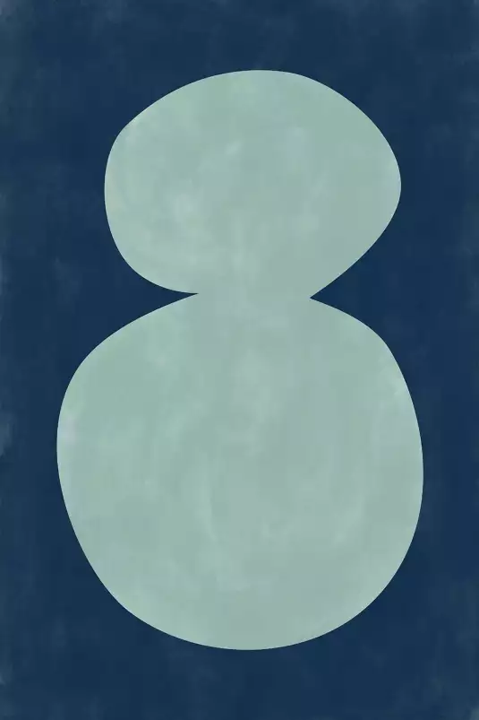 Ratio indigo - affiche courbe